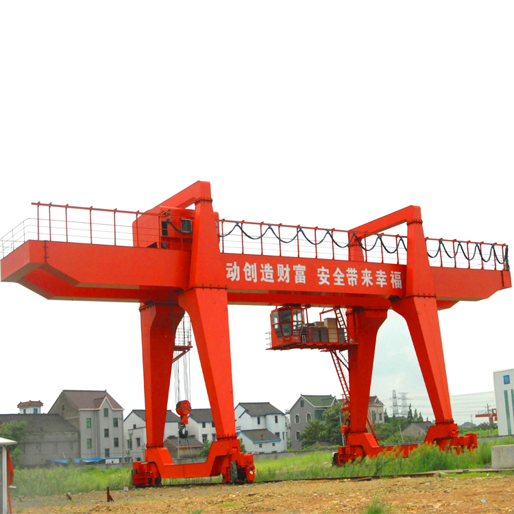 Industrial double girder overhead gantry crane