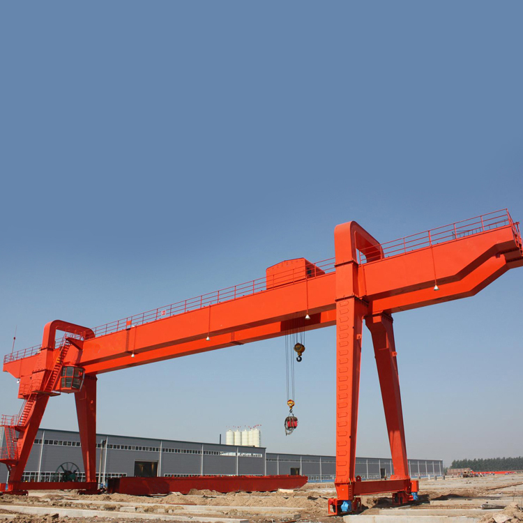 Industrial double girder overhead gantry crane