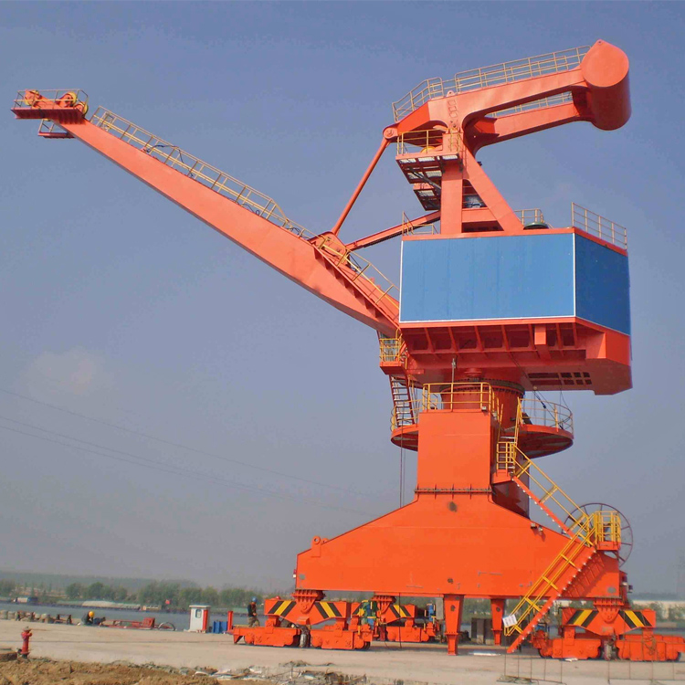 Rail Mounted Floating Dock Sea Port Portal Crane 