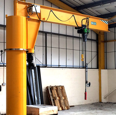 Industrial workshop use floor mounted cantilever jib crane